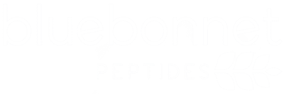 Bluebonnet Peptides logo — US-based research peptide supplier - dark logo