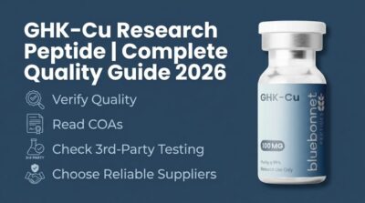GHK-Cu research peptide quality guide — verifying COA and third-party testing for copper peptide 2026